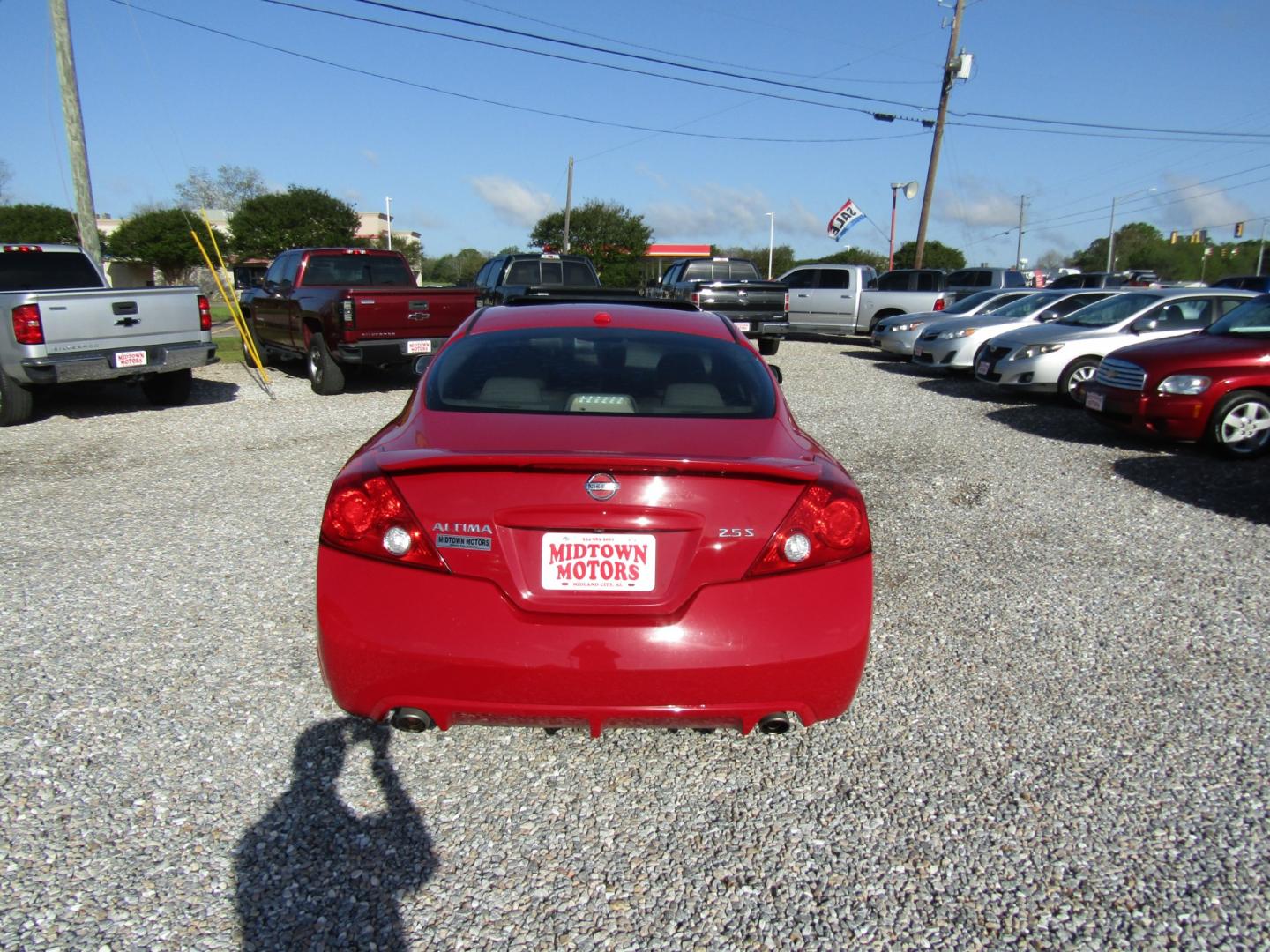 2012 Red /Tan Nissan Altima 2.5 S 6M/T Coupe (1N4AL2EP0CC) with an 2.5L L4 DOHC 16V engine, Automatic transmission, located at 15016 S Hwy 231, Midland City, AL, 36350, (334) 983-3001, 31.306210, -85.495277 - Photo#5